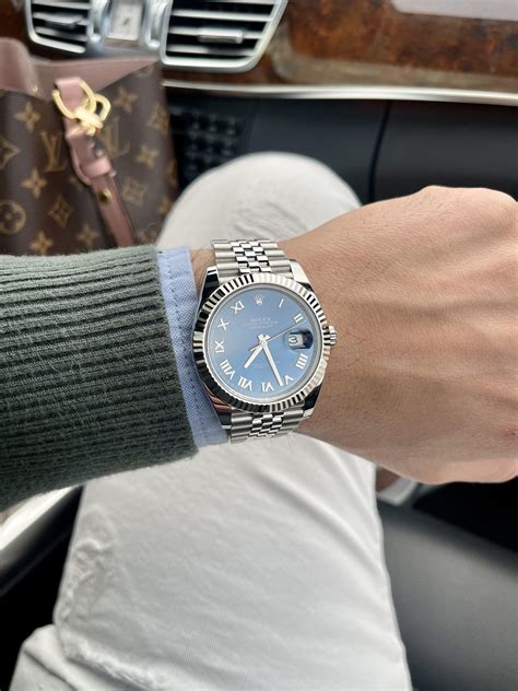 rolex dj 41 blue